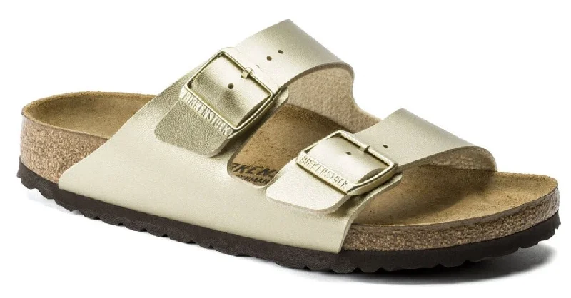 luxury sandals near parks-Birkenstock Arizona Gold BF  N 1016111