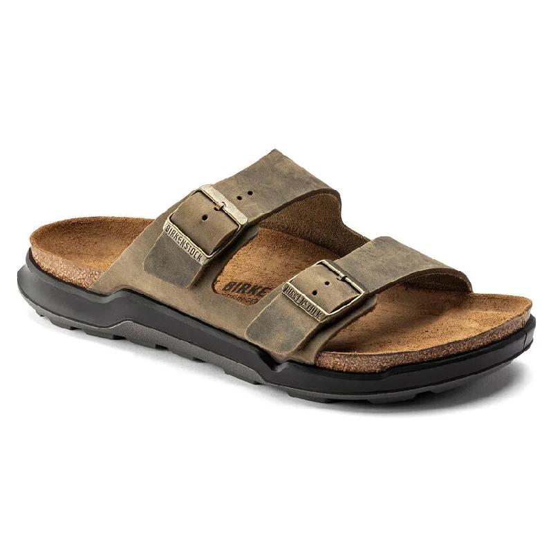 sandals near grocery stores-Birkenstock Arizona Rugged CT M Faded Khaki 1018463