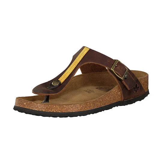 sandals with ample support-Rieker V9481-25 Brown