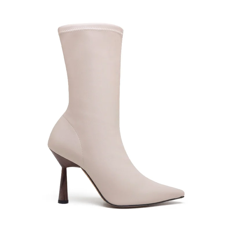 Boots with flexible soar-SELENA ELASTIC ANKLE BOOTIE