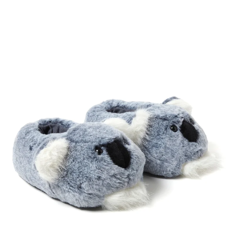 fuzzy men’s slippers-Cozyfoams Women's Overstuffed Animal Closed Back Slipper