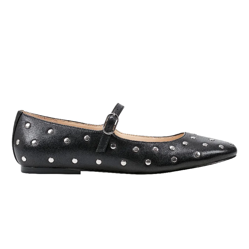 Mary Jane shoe with shiny heelElizza Mary Jane Ballet Flat