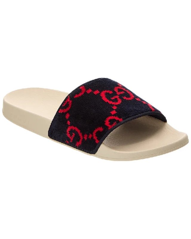 bear kids’ slippers-Gucci GG Slide