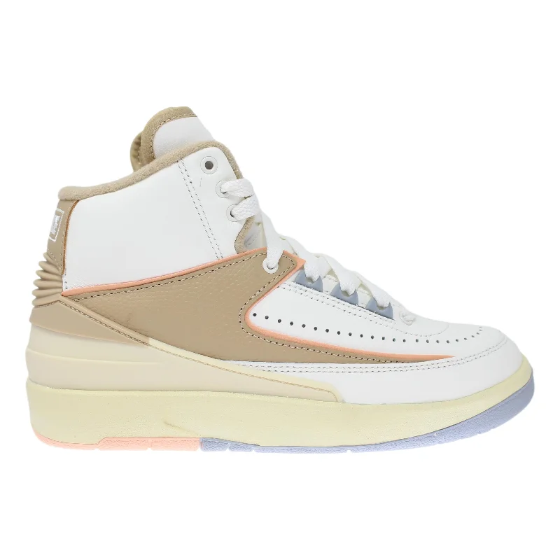 Athletic shoes for active comfort -Nike Air Jordan 2 Retro Sail/Desert-Sunset Haze-Muslin  DX4400-118 Women's