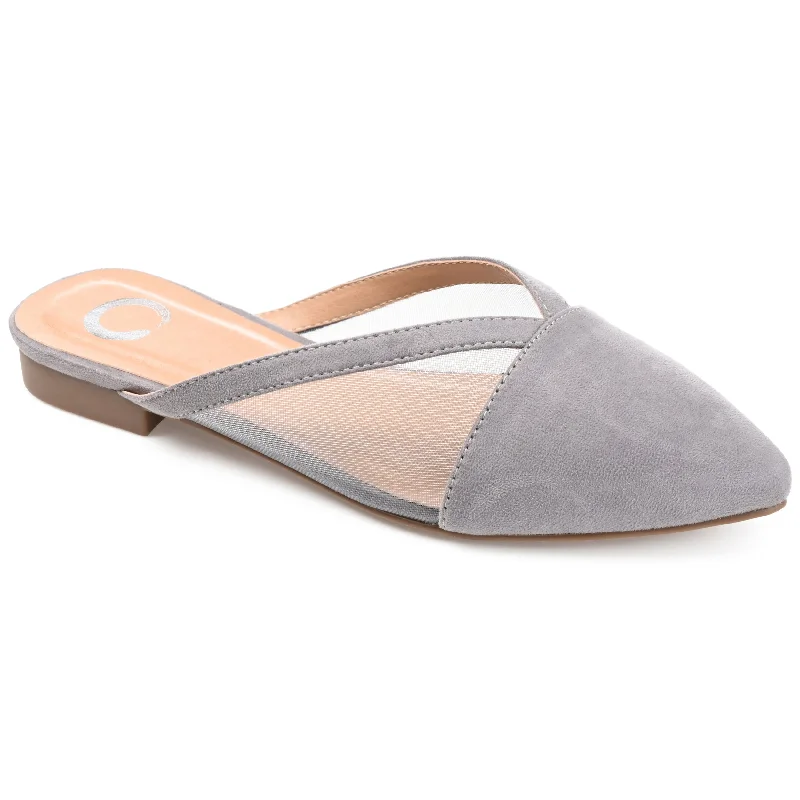 linen pure slippers-Journee Collection Women's Reeo Mule