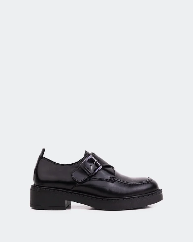 Loafers with casual hues-Bolton Black Leather