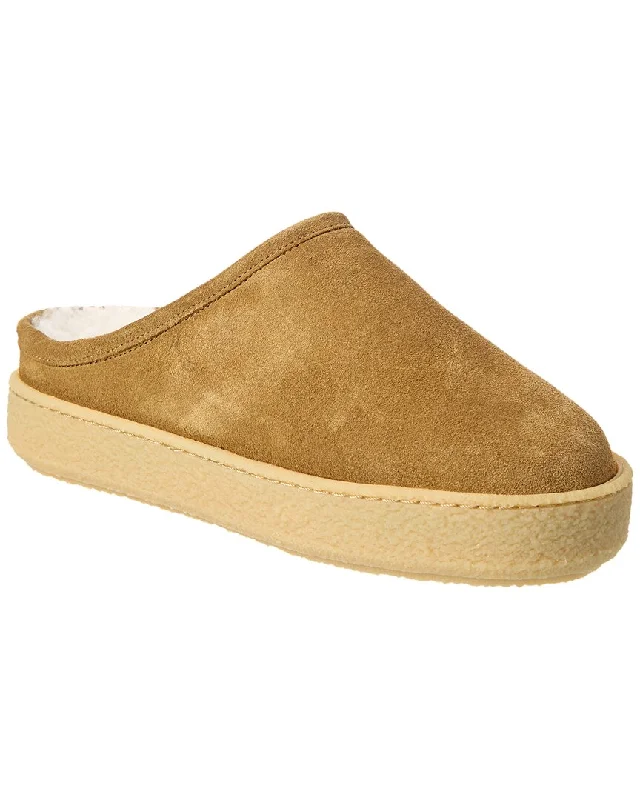 fox cozy slippers-Isabel Marant Fozee Suede Mule