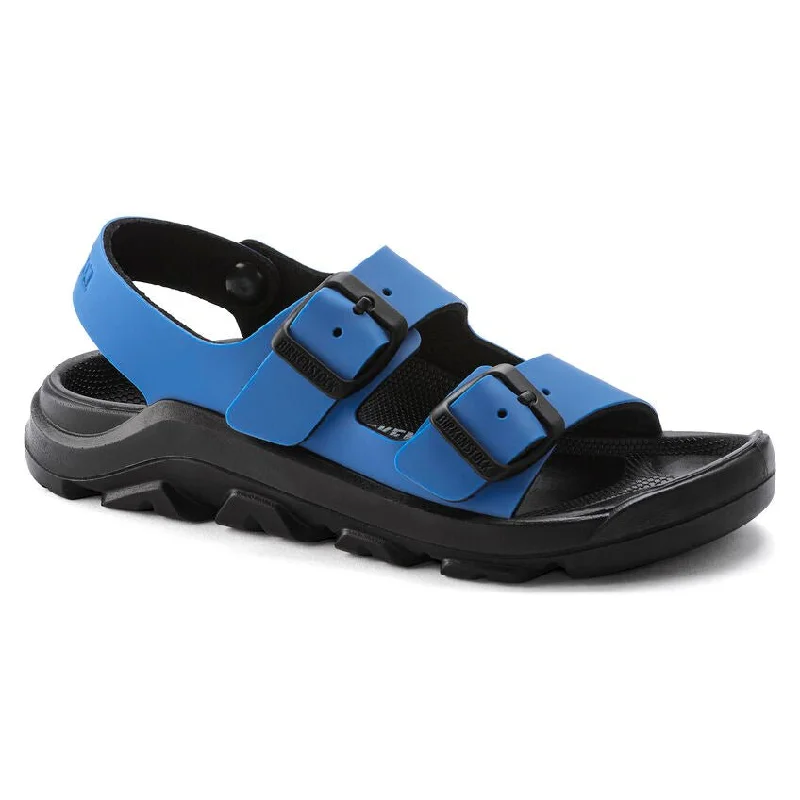 sandals for urban explorers-Mogami Kids Birko-Flor Ultrablue-Black