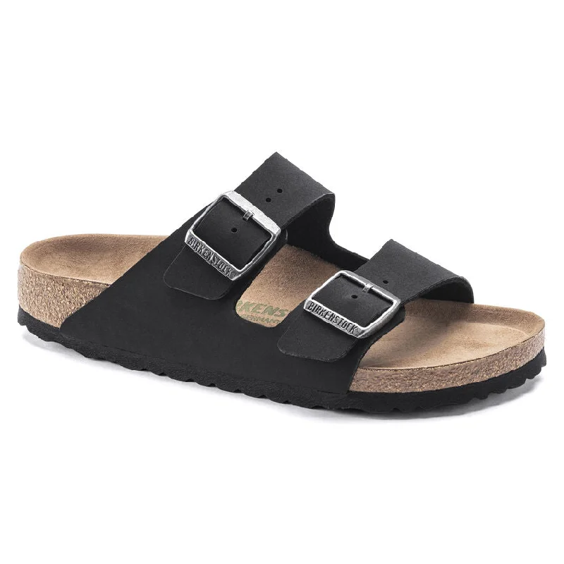 best sandals for affordability-Birkenstock Arizona BFNB Earthy Vegan Black Narrow 1019057