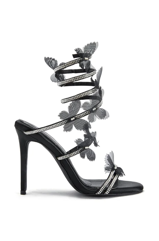 sandals with modern style-ARYANA-BLACK STILETTO SANDAL