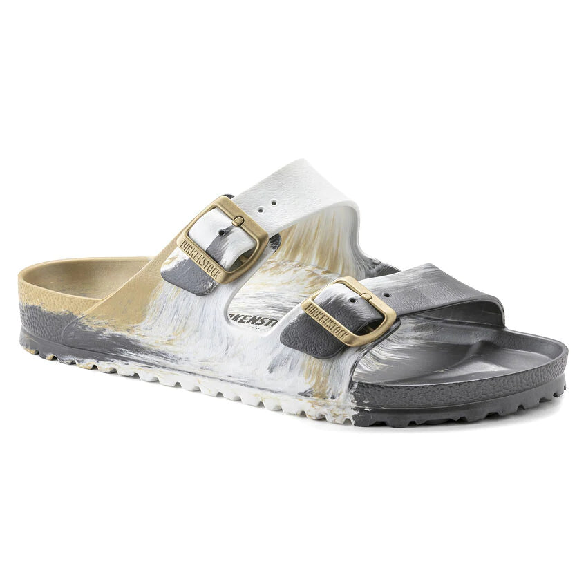 sandals with stylish straps-Birkenstock Arizona EVA Multi Glamour Gold N/R 1022300/1022502