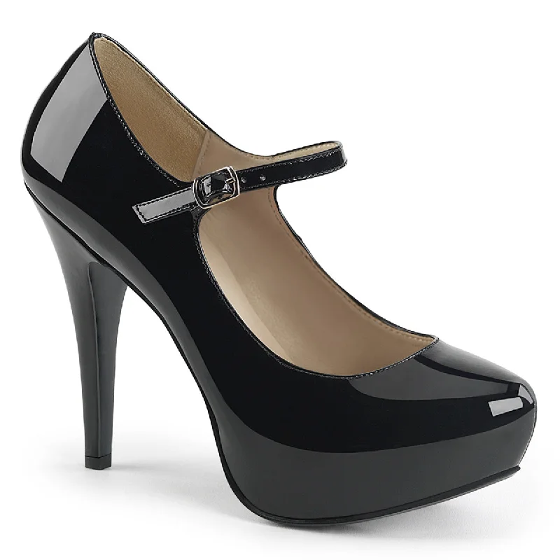 matte black high heels-Chloe-02