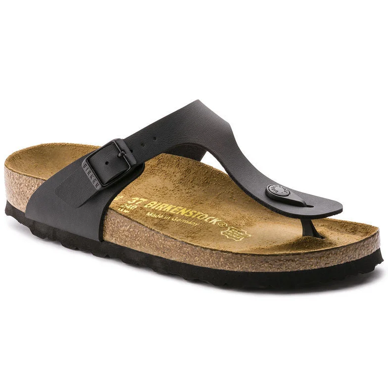 affordable sandals for rent-Birkenstock Gizeh BF Black Narrow 43693