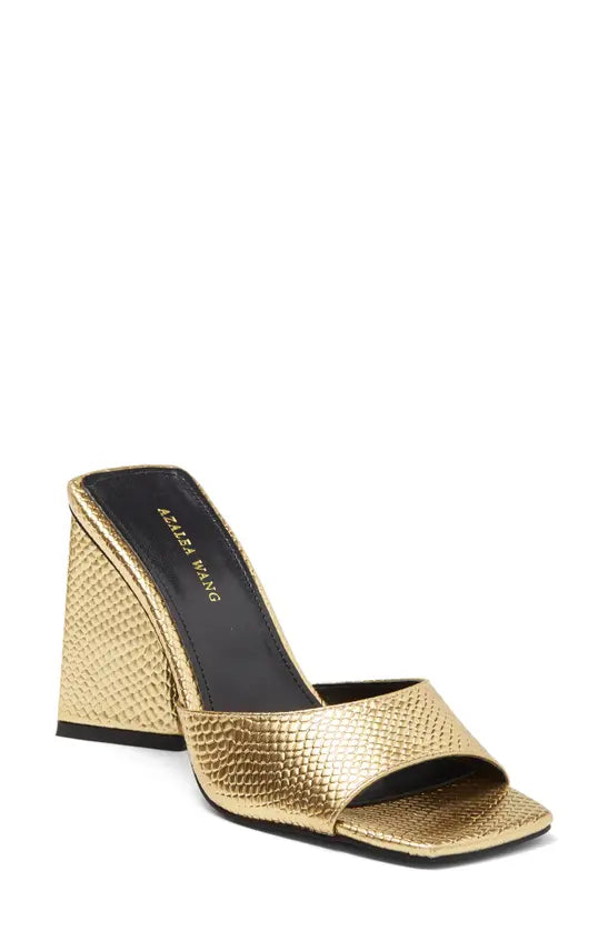 sandals with city flair-BEATRIX-GOLD BLOCK SANDAL