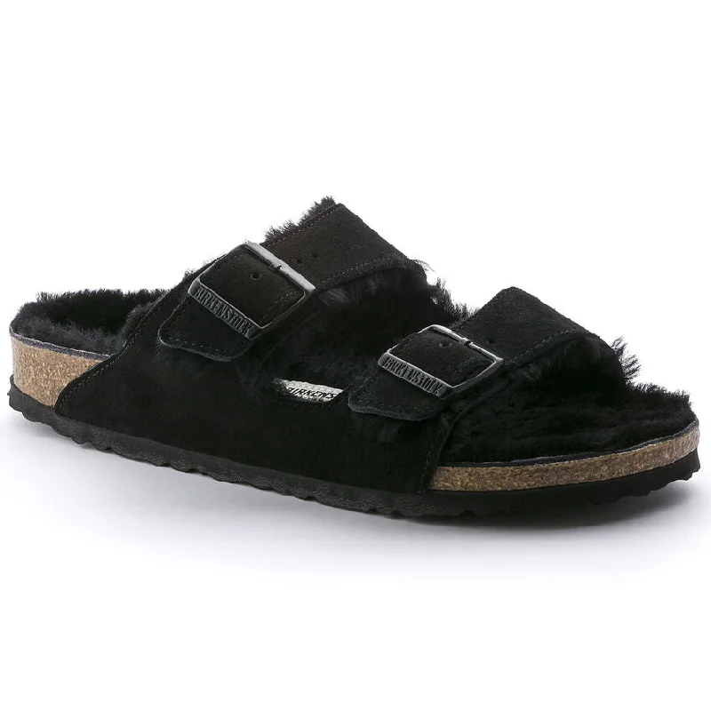 best sandals for comfort-Birkenstock Arizona Shearling 0752661