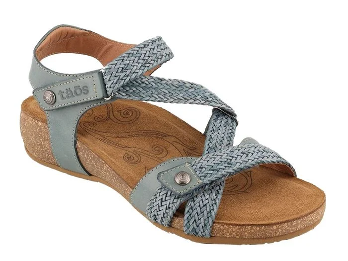 luxury sandals for execs-Taos Trulie, Lake Blue