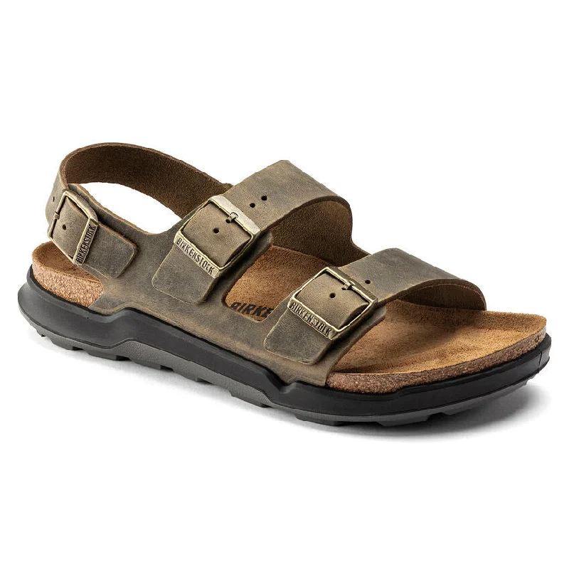 how to stretch sandals-Birkenstock Milano CT M Faded Khaki R