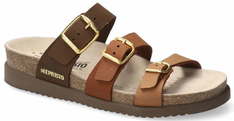 sandals for weekend looks-Mephisto Hyacinta Camel Scratch