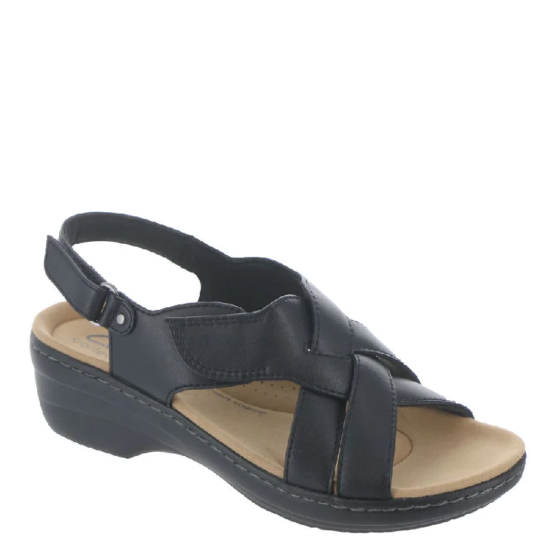 chic sandals for artists-Clarks Merliah Echo Black 71299