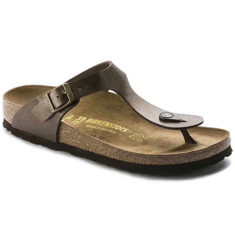 sandals with unique soles-Birkenstock Gizeh Birko-Flor GRACEFUL TOFFEE 845221