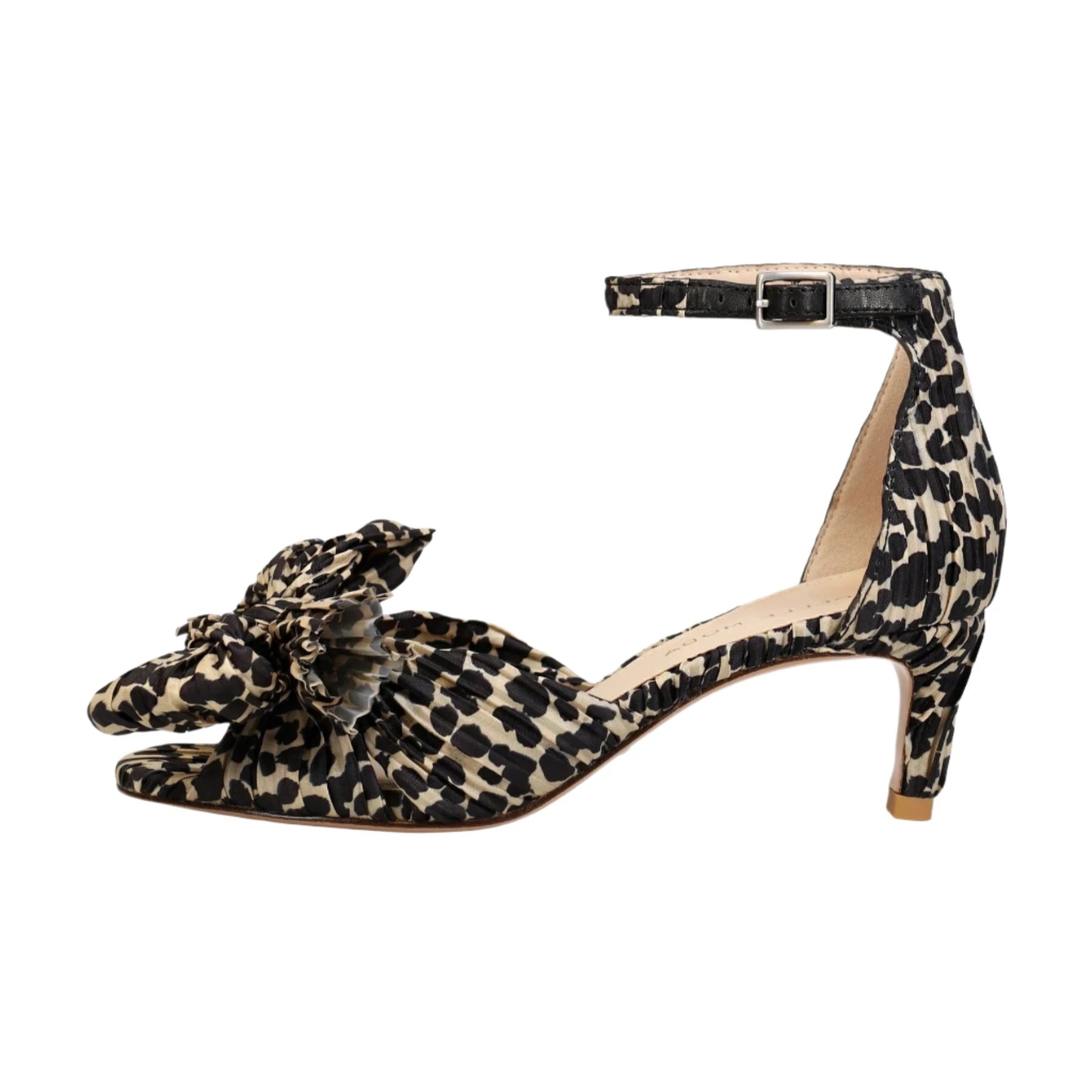 bold gold high heels-Pelle Moda Utika Leopard Low Heel