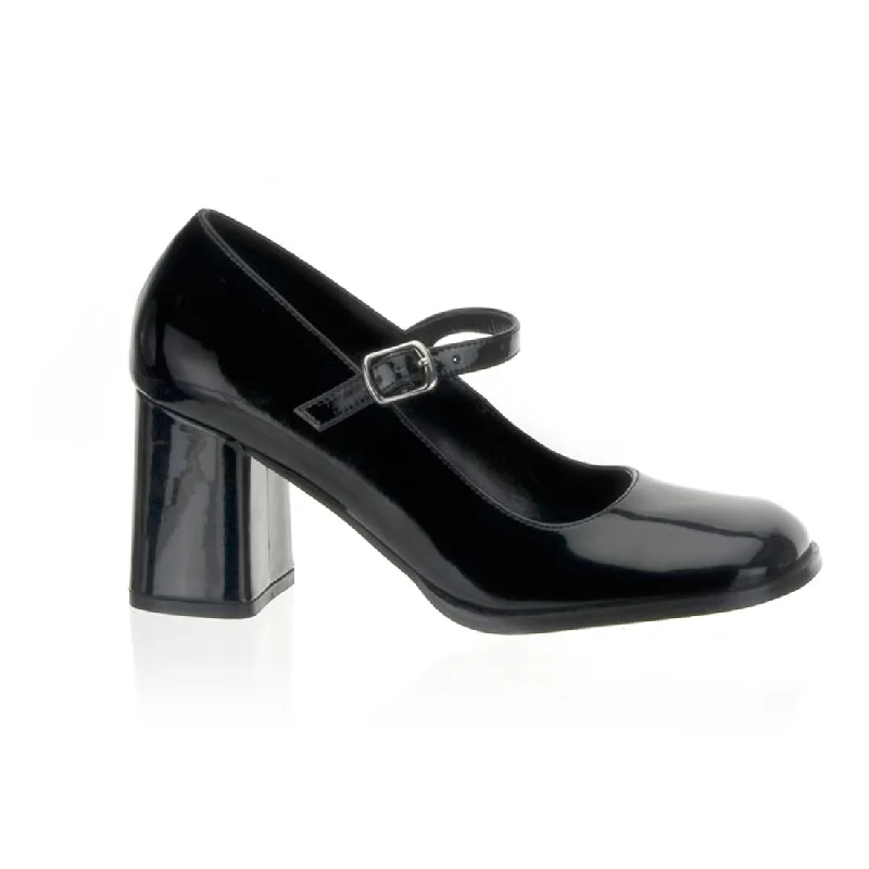 soft black high heels-Gogo-50