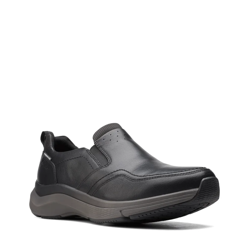 Casual shoes for holiday outings-Clarks Wave 2.0 Edge Black 55106