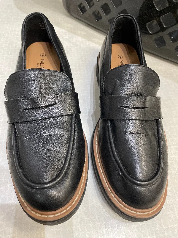 flats near transit areas-Shoes Flats By Falls Creek In Black, Size: 9