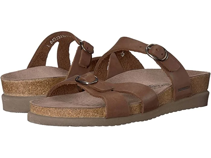 chic sandals for couples-Mephisto Hannel, Brown, Black, Cuba