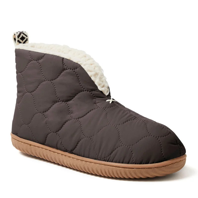 fox kids’ slippers-Dearfoams Women's Warm Up Bootie