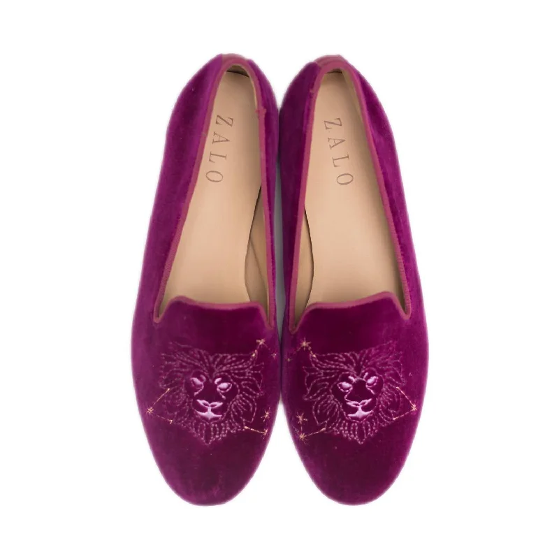 fox winter slippers-Leo Slipper In Bougainvillea