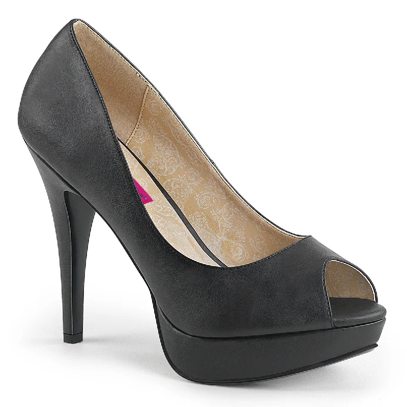 matte black high heels-Chloe-01