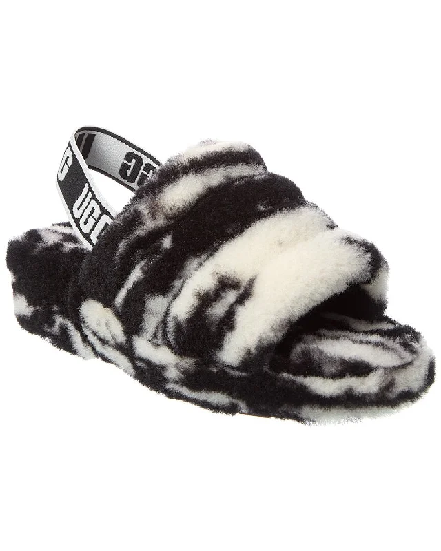 cat plush slippers-UGG Fluff Yeah Slide