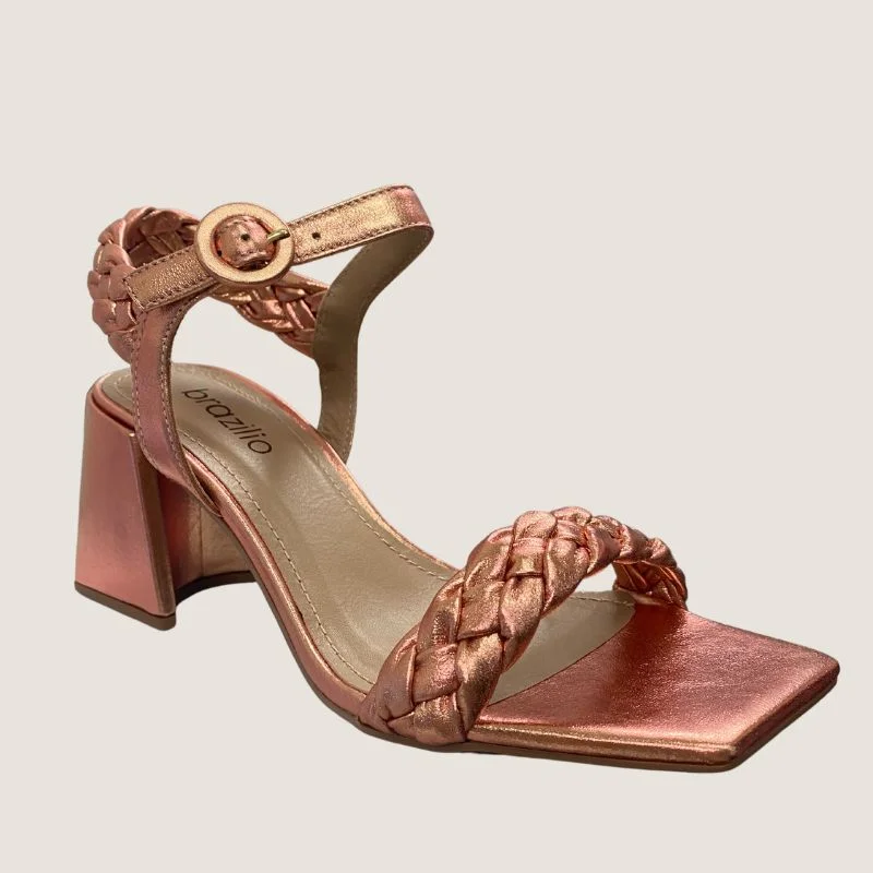 elegant satin high heels-Brazilio Marilyn Heel