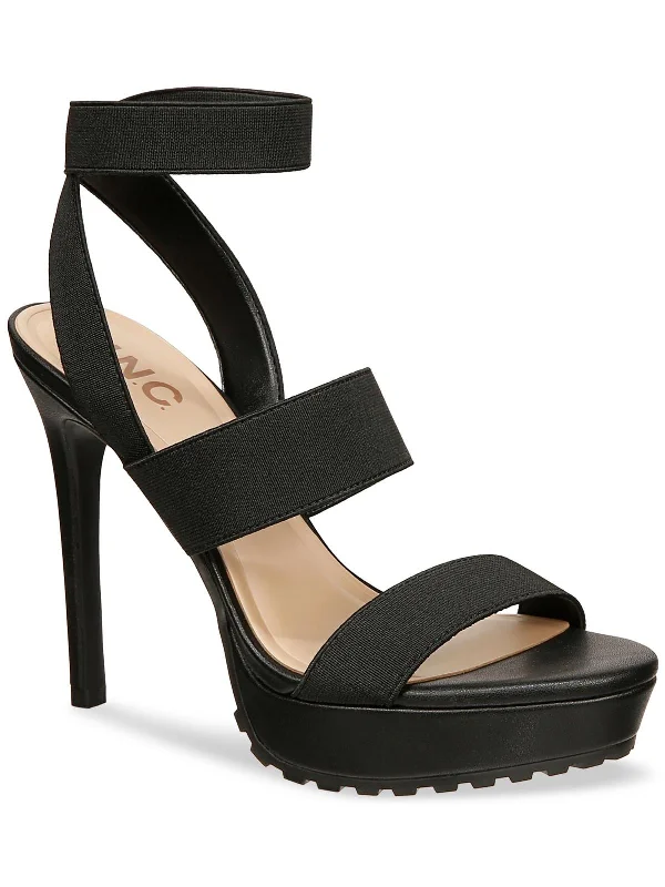 comfy block high heels-CERINA Womens Lug platforms Strappy stiletto Heels