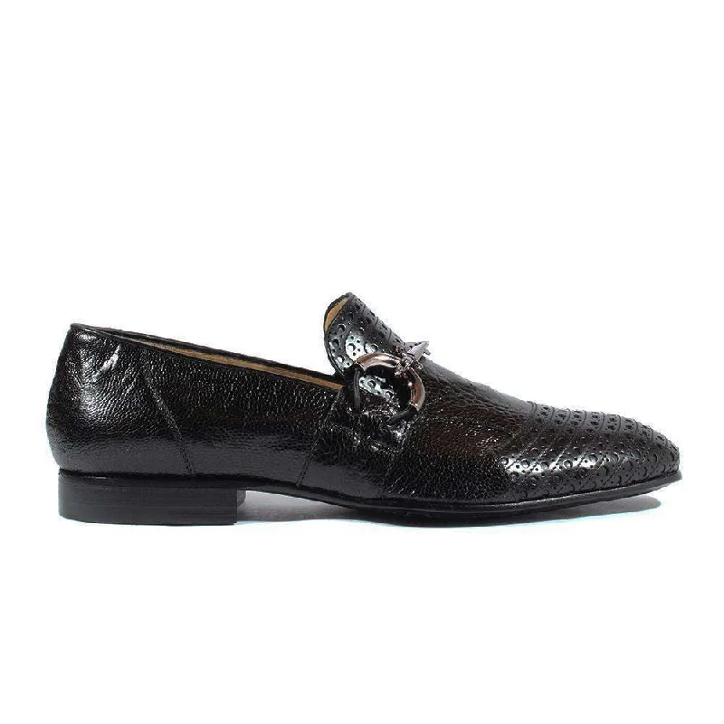 Loafers with abstract patterns-Cesare Paciotti Luxury Italian Italian Men's Designer Shoes Magic Baby Black Struz Leather Loafers (CPM2618)