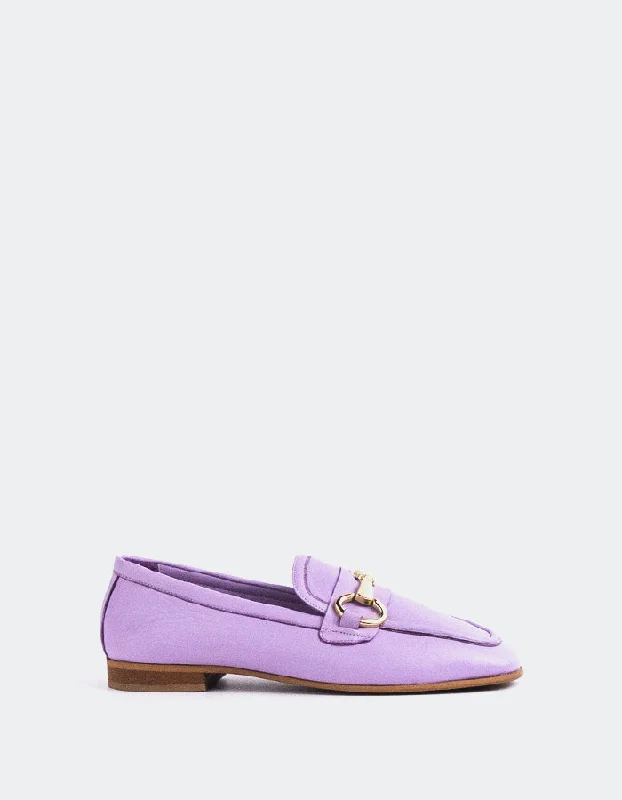 Loafers for city hues-Fayette Lilac Leather