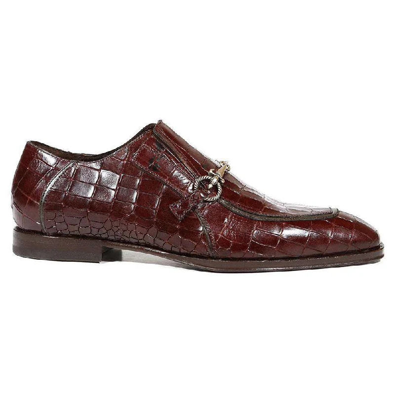 Loafers for vacation wear-Cesare Paciotti Luxury Italian Men's Designer Shoes Cocco Lux T Moro Brown Loafers (CPM5003)