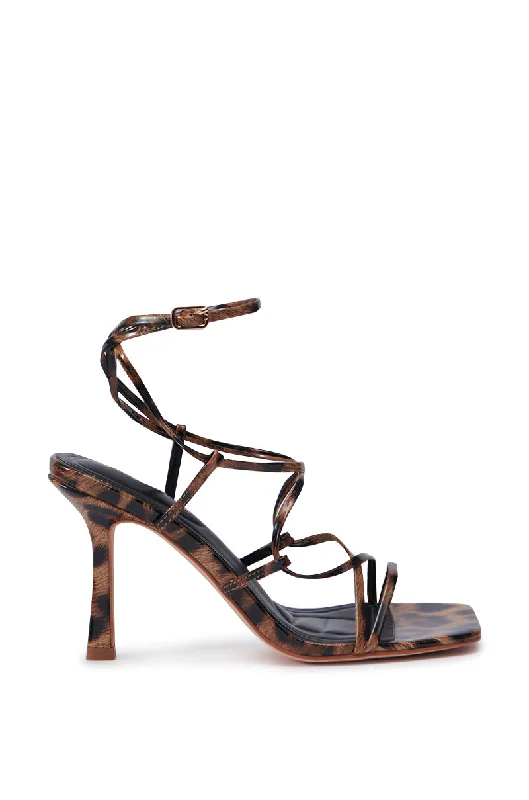 sandals with glitter finish-KAYLIN-LEOPARD STILETTO SANDAL