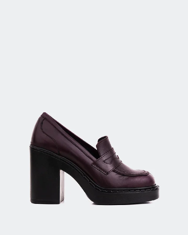 Loafers with firm soles-Allington Burgundy