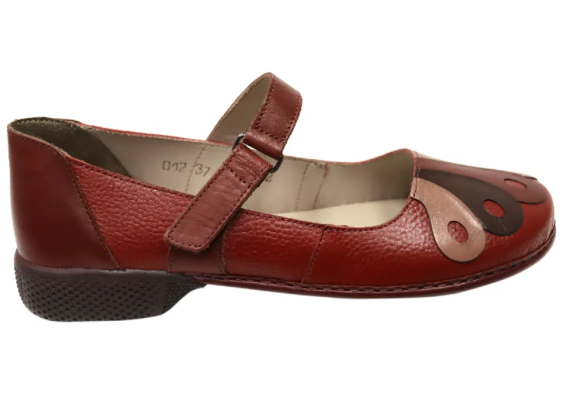 Mary Jane shoe with firm soleJ Gean Rosanna Womens Comfortable Brazilian Leather Mary Jane Shoes