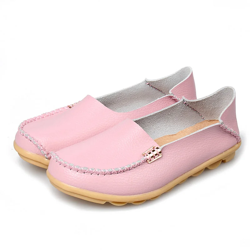 Loafers for garden parties-Women's Comfort Walking Flat Loafer