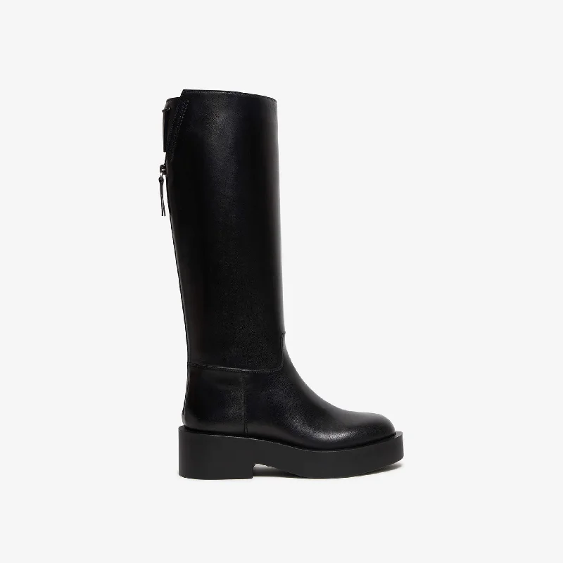 Boots with wet design-Didia | Women's calf boot