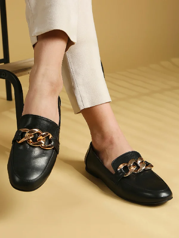 how to furnish flats-Women Black Flats Ballerinas