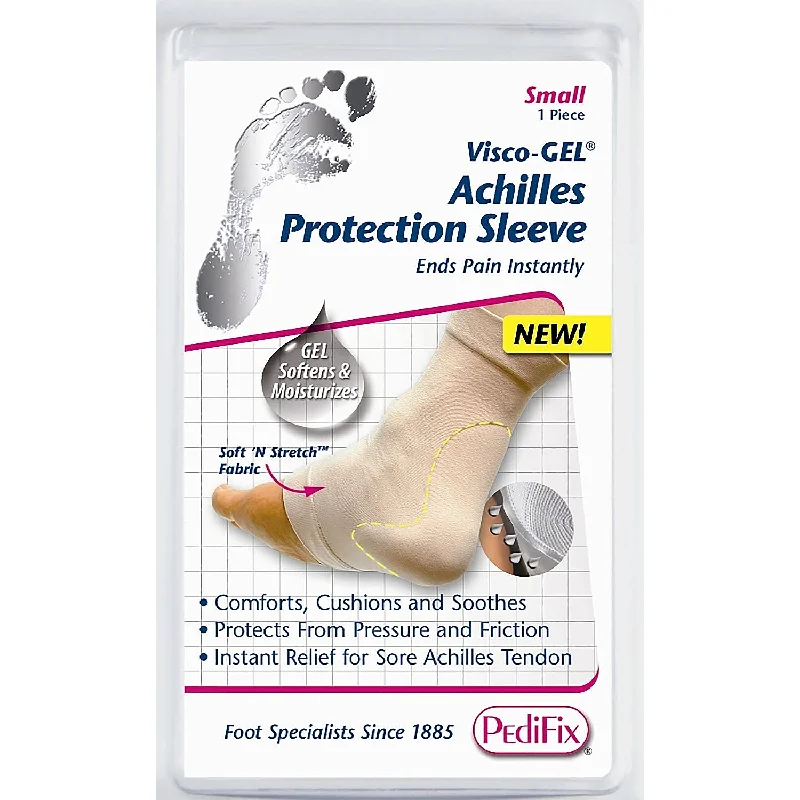 ivory velvet high heels-Unisex PediFix Visco-GEL Achilles Heel Protection Sleeve Large/X-Large