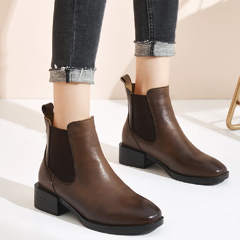 Boots for cold flair-Chelsea Fashion Simple Boots | Gift Shoes