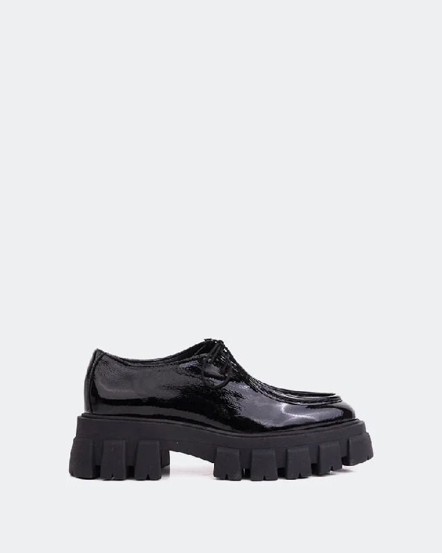 Loafers for city soles-Nelson Black Naplack