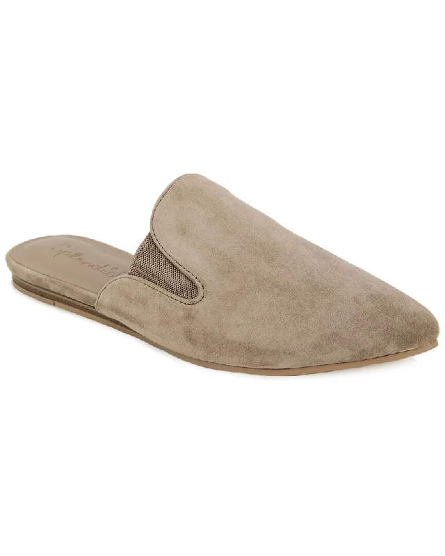 neutral tone slippers-Splendid Lee Suede Mule