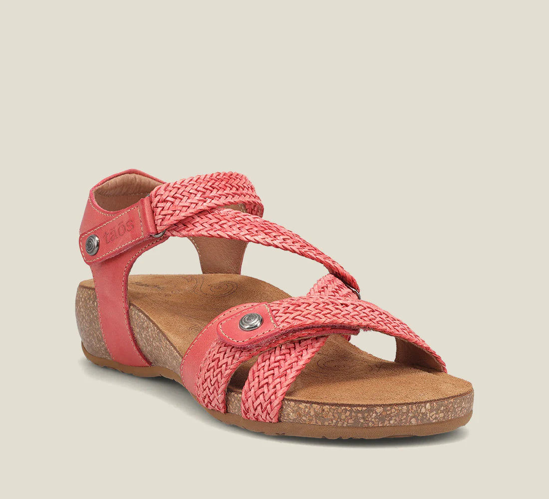 luxury sandals near me-Taos Trulie Coral