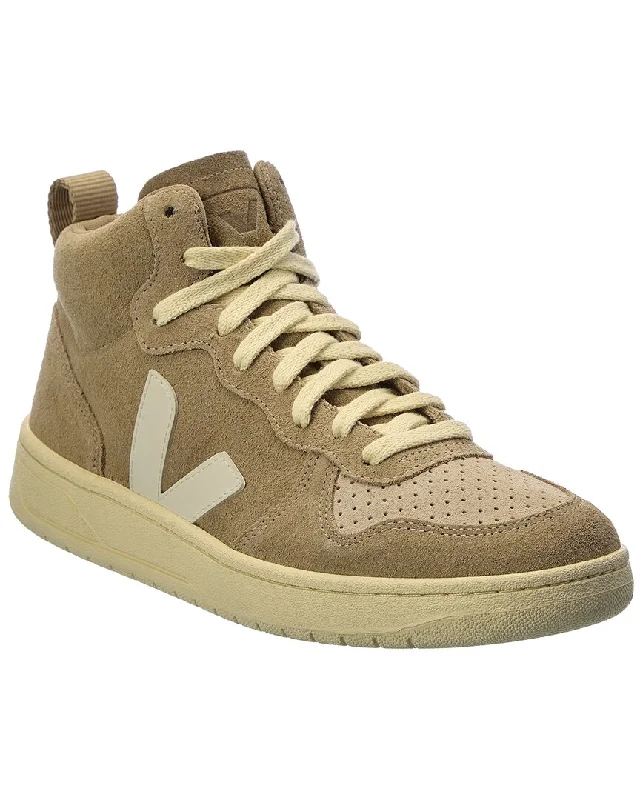 Athletic shoes with sleek upper -VEJA V-15 Suede Sneaker